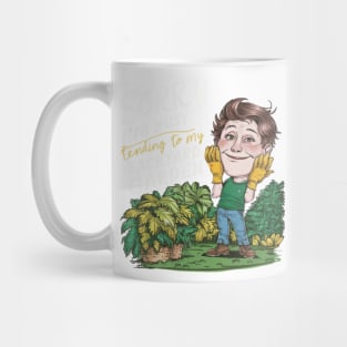 Sorry, I'm busy tending to my backyard garden Gardening Lover Gift Mug